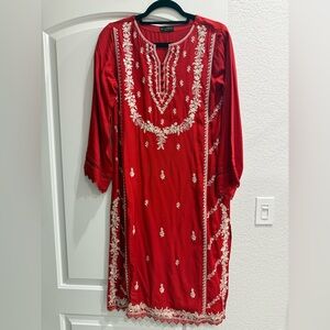 Pakistani designer Agha Noor cotton casual kurta